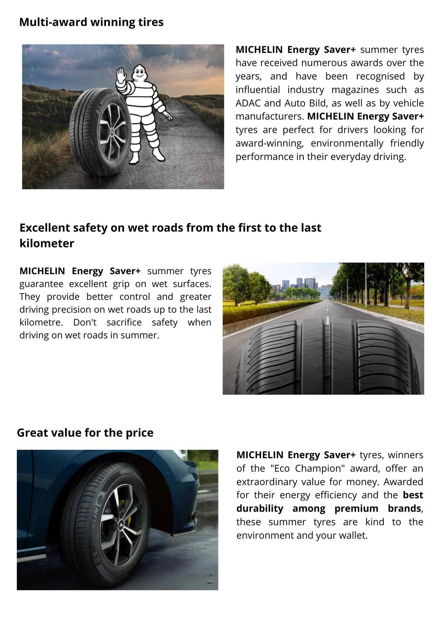 Michelin 175/65 R14 82T Energy Saver + TL